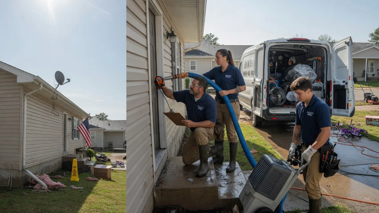Ceiling Water Damage Restoration in New Florence, MO near me